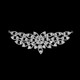 Sew-On Diamante Motif, Silver, 210mm x 70mm